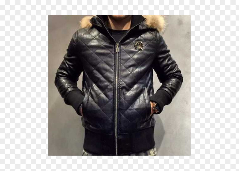 Plein Leather Jacket PNG