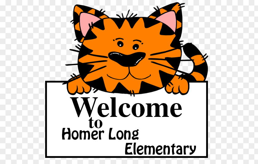 School Elements Whiskers Cat Cartoon Clip Art PNG