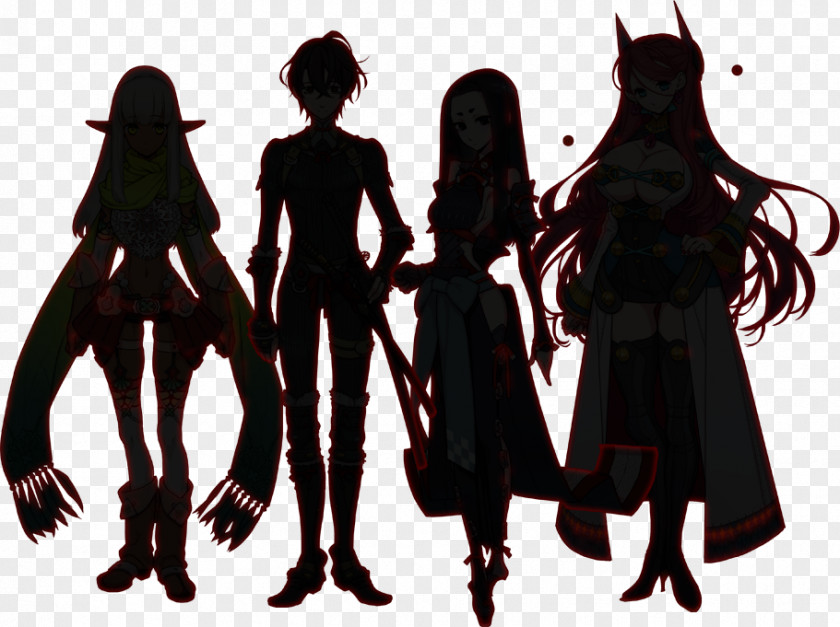 Silhouette Character PNG