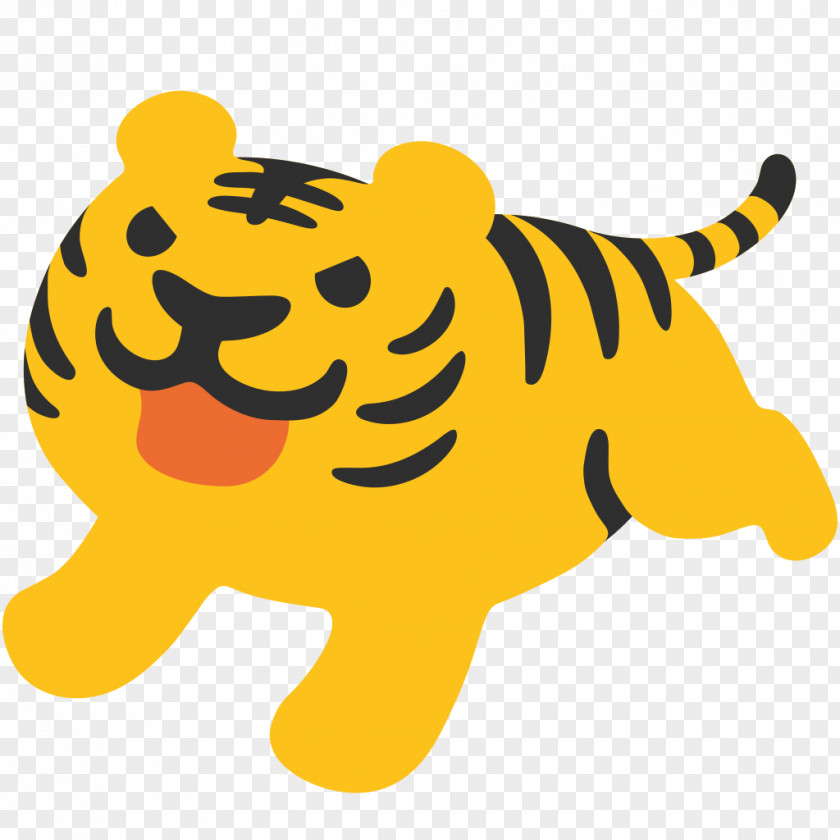Tiger Emojipedia Noto Fonts Text Messaging PNG
