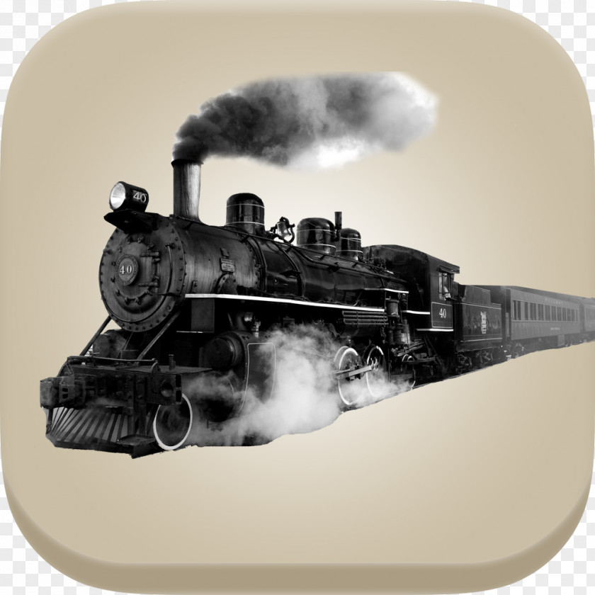 Train Rail Transport Steam Locomotive Track PNG