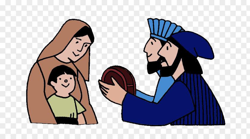 Cartoon People Nativity Scene Community Conversation PNG