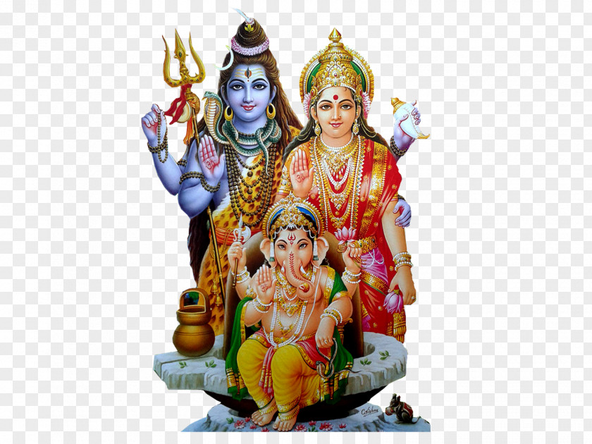 God Transparent Shiva Parvati Ganesha Hinduism PNG