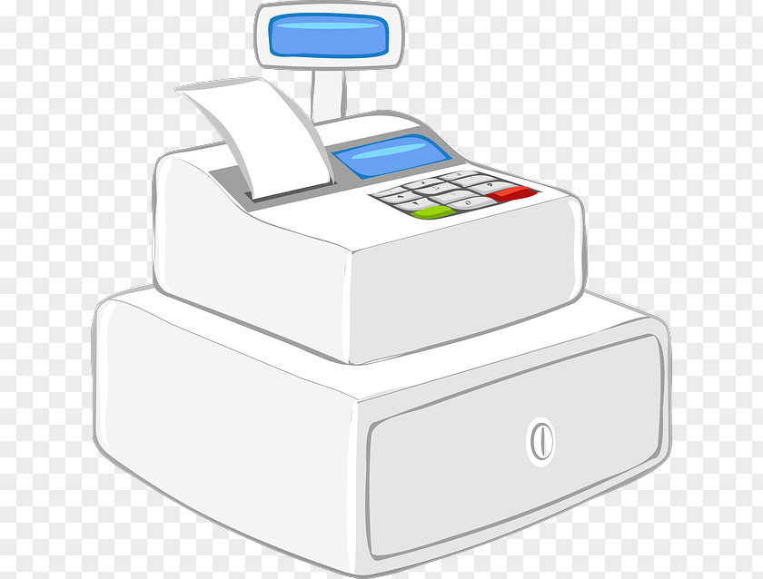 Pos Terminal Cash Register Money Cashier Clip Art PNG