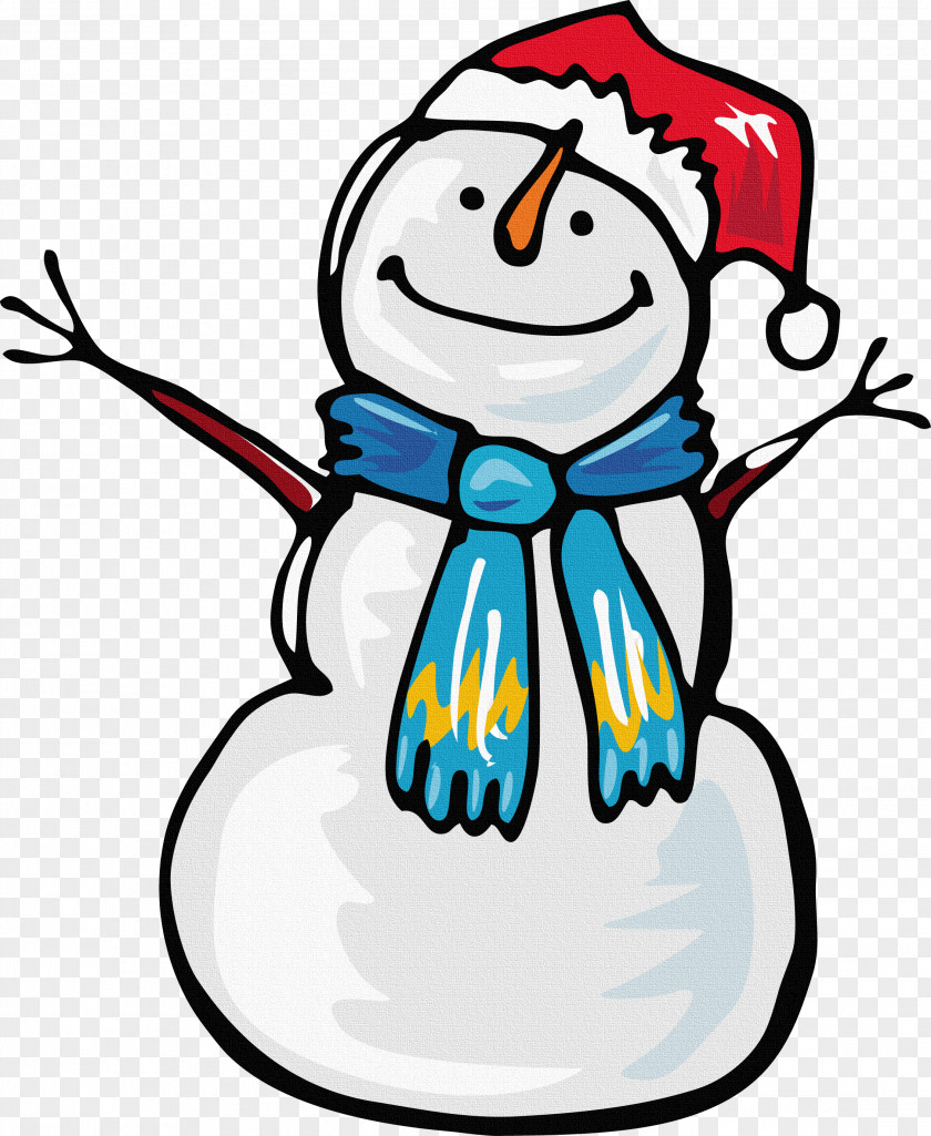 Snowman Old New Year Christmas Holiday PNG