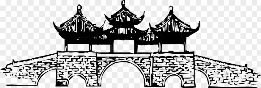 Ancient Bridge China Chinese Architecture PNG