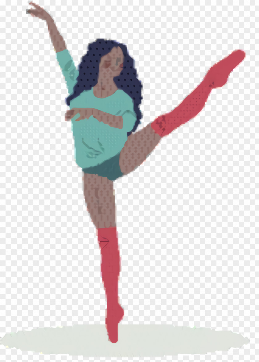 Modern Dance Athletic Move Background PNG