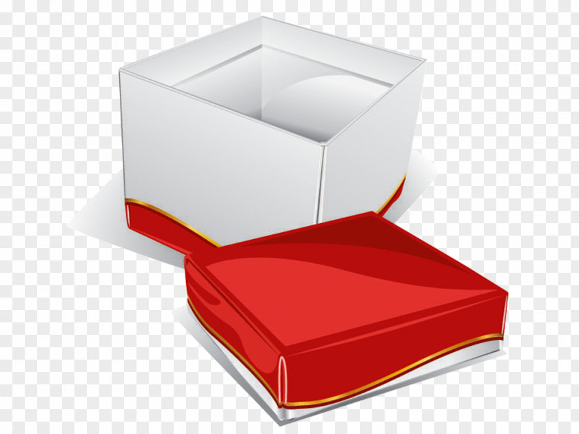OPEN Present Box Gift Clip Art PNG