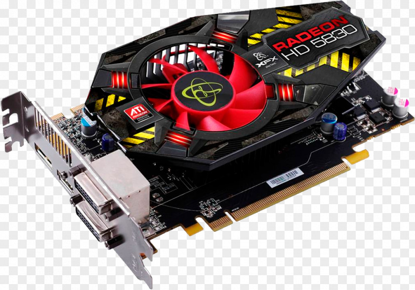 Radeon Hd 4000 Series Graphics Cards & Video Adapters ATI HD 5830 Technologies XFX PNG