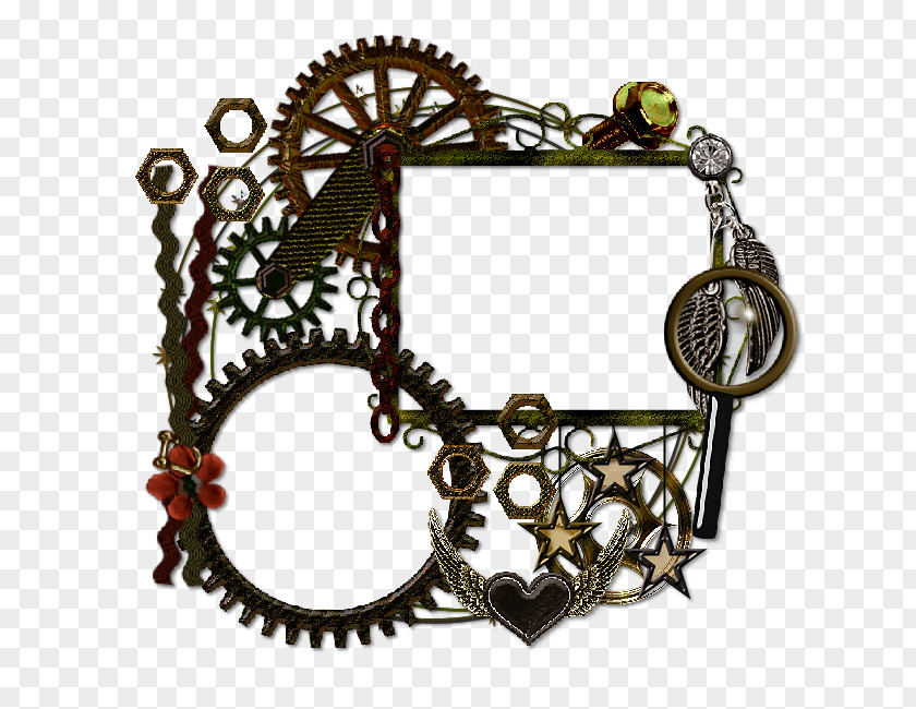 Star Frame Metal Jewellery Picture Frames Steampunk PNG