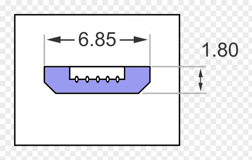 Two Dimension Code Battery Charger Micro-USB Electrical Connector Pinout PNG