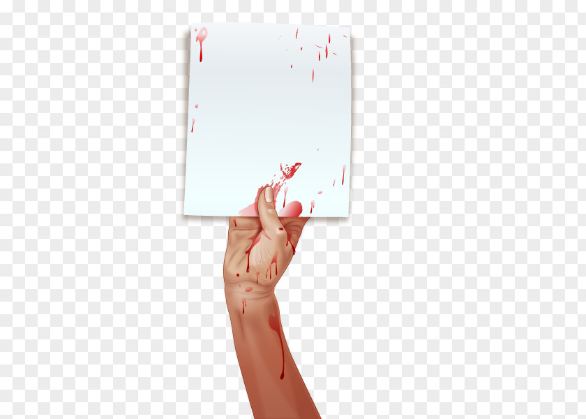 Vector Bloody Hand PNG