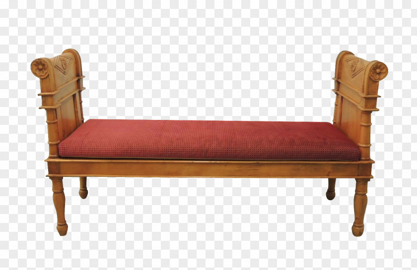 Wooden Benches Loveseat Chaise Longue Chair Couch Bed Frame PNG