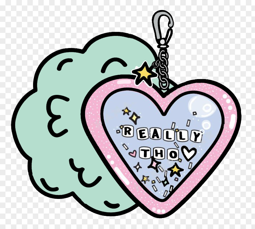 Blue Aesthetic Stickers Planner Clip Art Heart Product Pink M M-095 PNG