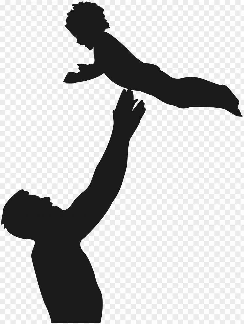 Daughter Father Child Silhouette Son PNG