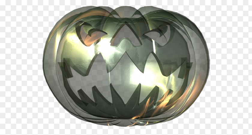 Hand Painted Pumpkin Sphere PNG