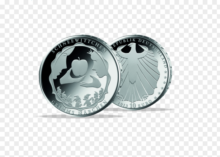 Snow White Germany Euro Coins 2 Coin PNG