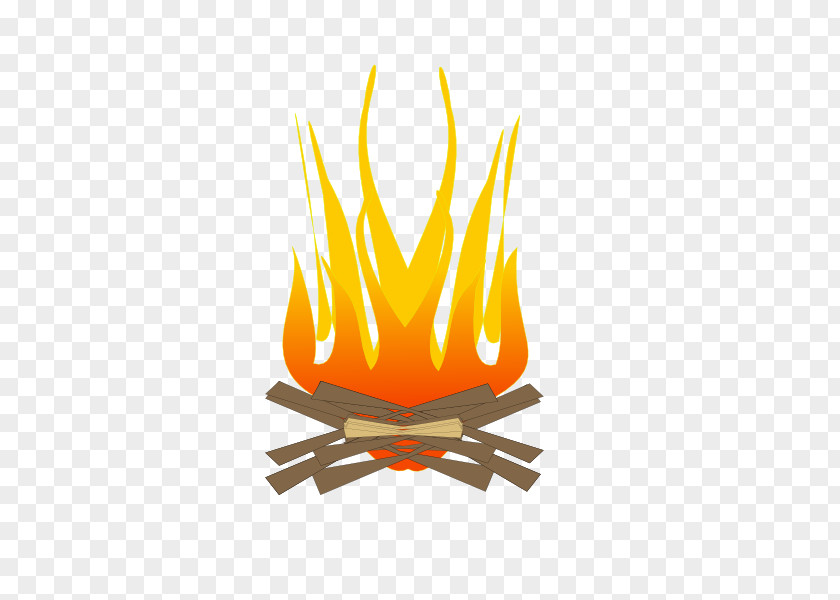 Cartoon Fire Smore Bonfire Campfire Clip Art PNG