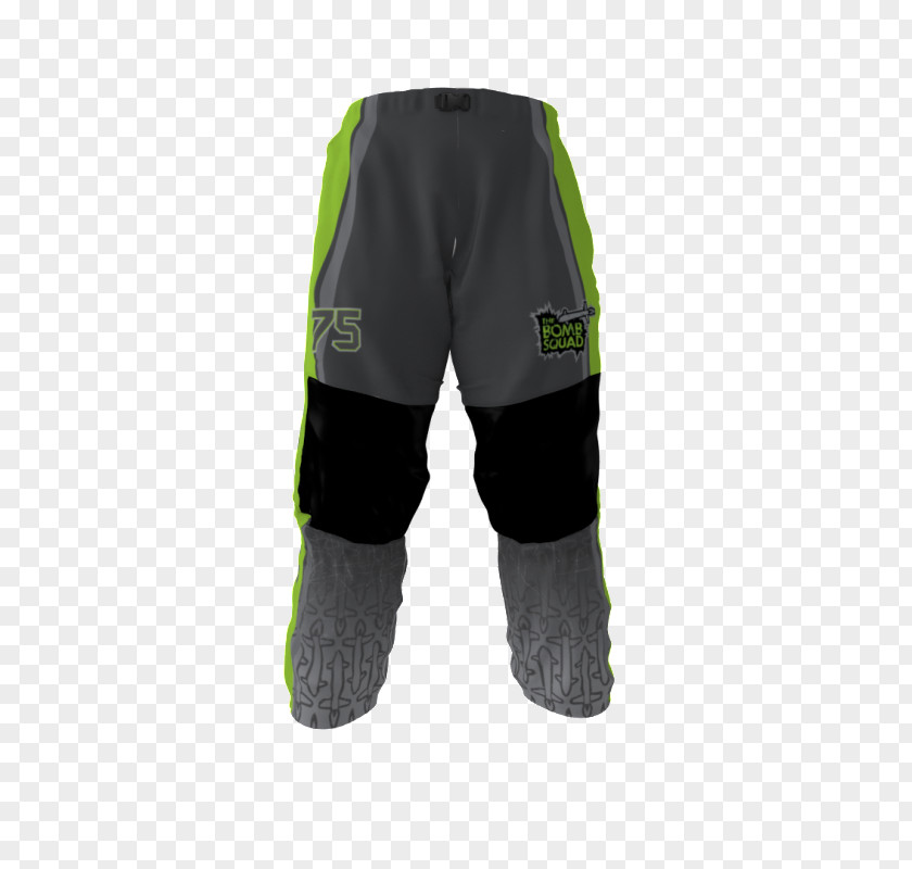 Hockey Protective Pants & Ski Shorts Jersey Green PNG