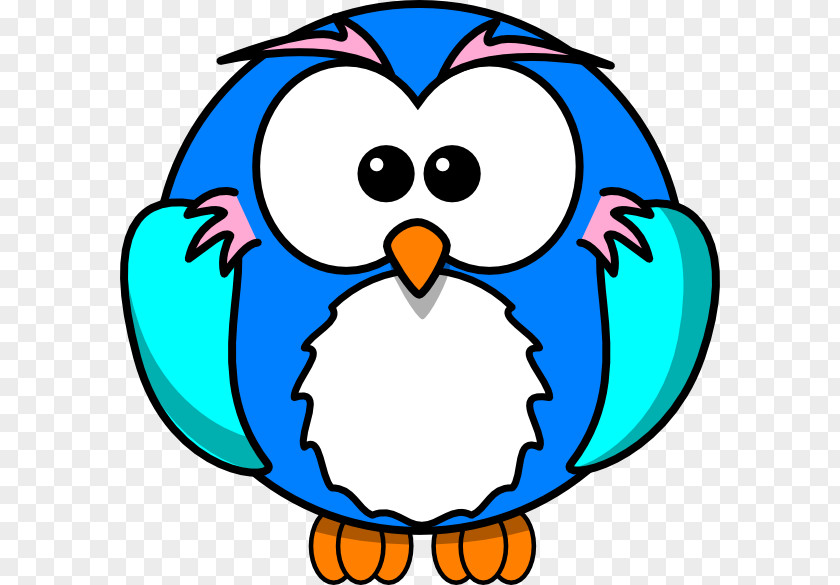 How To Draw A Cute Owl Cartoon Clip Art PNG