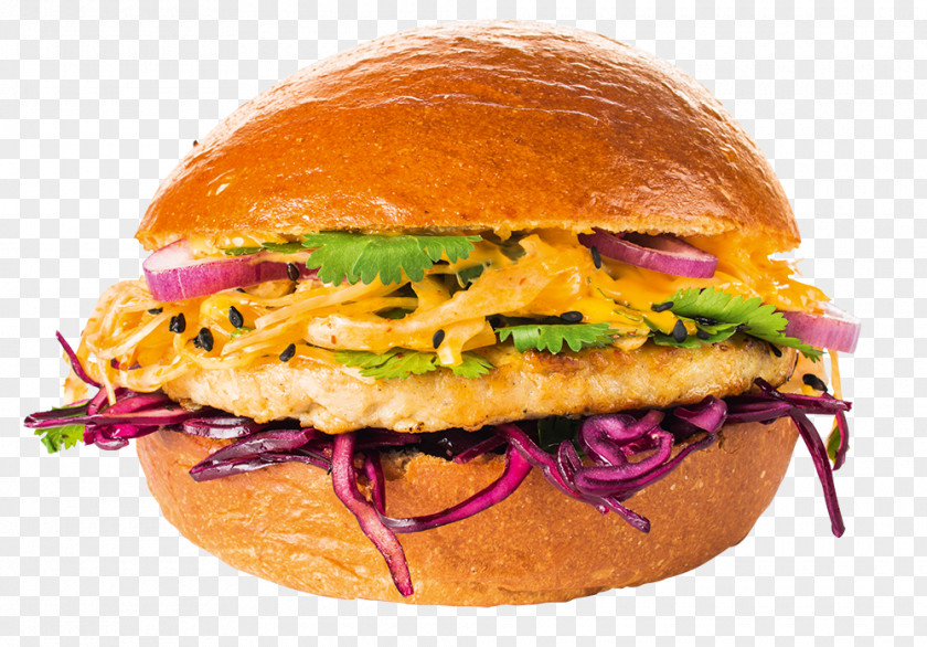 Menu Salmon Burger Hamburger Cheeseburger Breakfast Sandwich Buffalo PNG