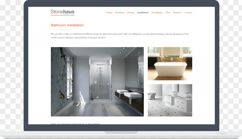 Bathroom Interior Responsive Web Design Hansgrohe PNG