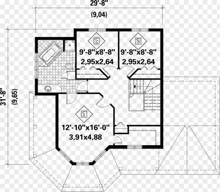 Design Floor Plan Line PNG