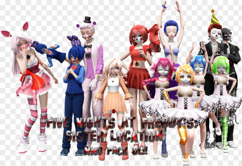 Five Nights At Freddy's: Sister Location Freddy's 4 MikuMikuDance Hatsune Miku PNG