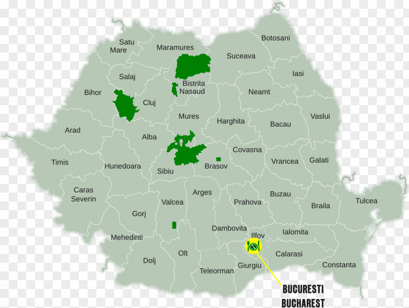 Map Kingdom Of Romania Romanian PNG