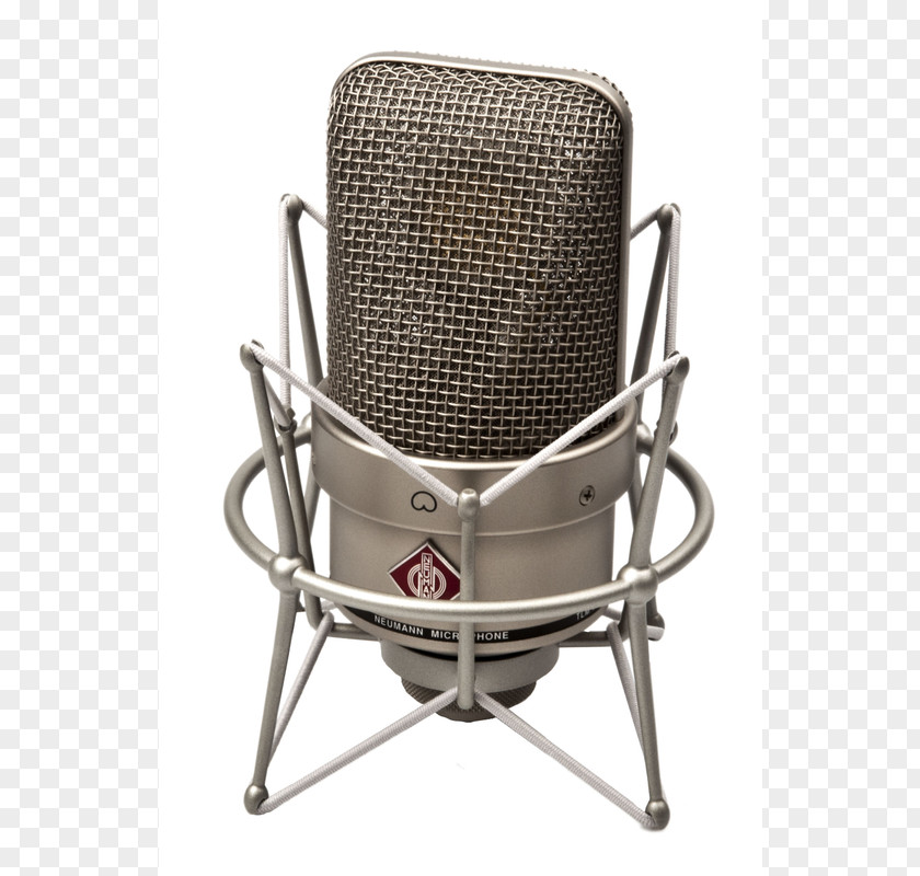 Microphone Neumann TLM 49 Georg Shock Mount Condensatormicrofoon PNG