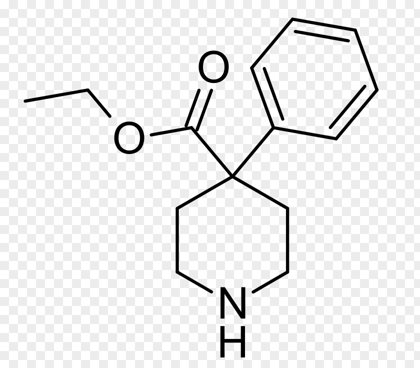Phencyclidine Drug Skeletal Formula Molecule Chemical PNG