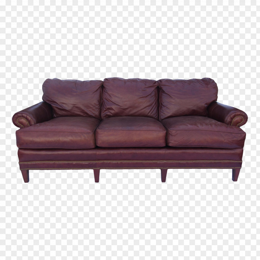 Vintage Sofa Bed Couch Furniture Natuzzi Leather PNG