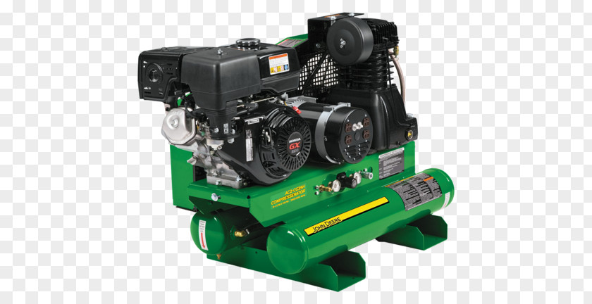 Air Compressor Gas Engine John Deere Electric Generator Dowda Farm Equipment PNG