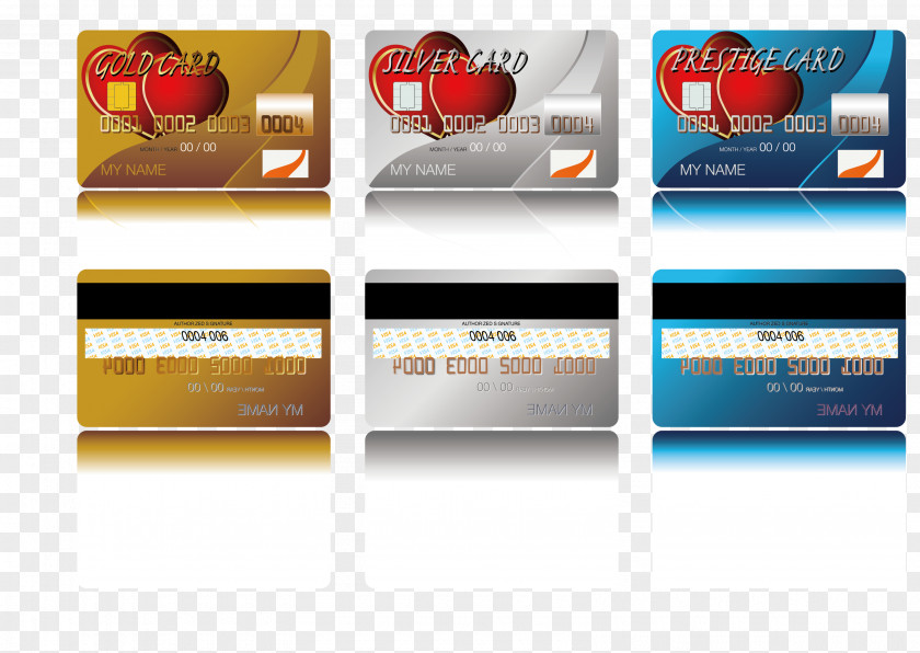 Love Credit Card Royalty-free Euclidean Vector Illustration PNG
