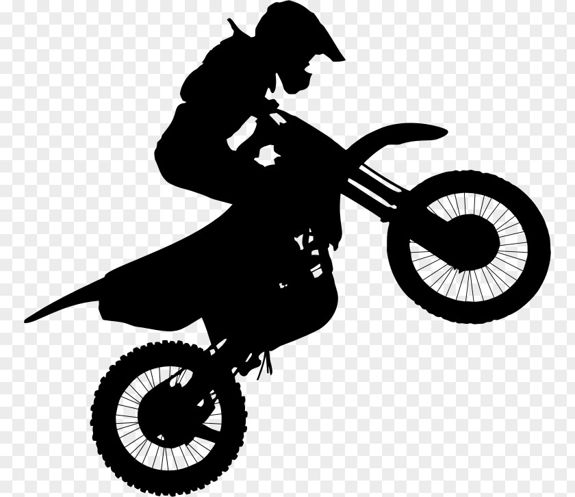 Ride A Motorcycle Motocross Stunt Riding Wheelie Silhouette PNG