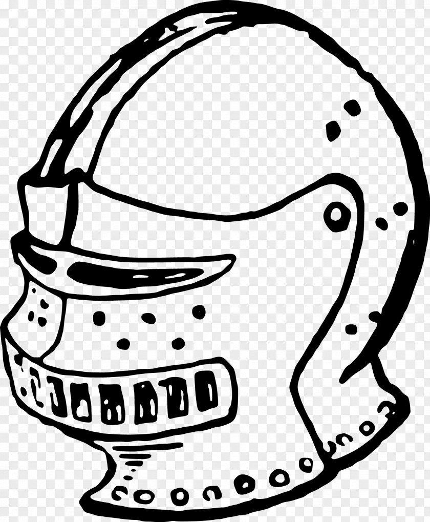 Vector Hand-painted Helmet Armour Knight Clip Art PNG