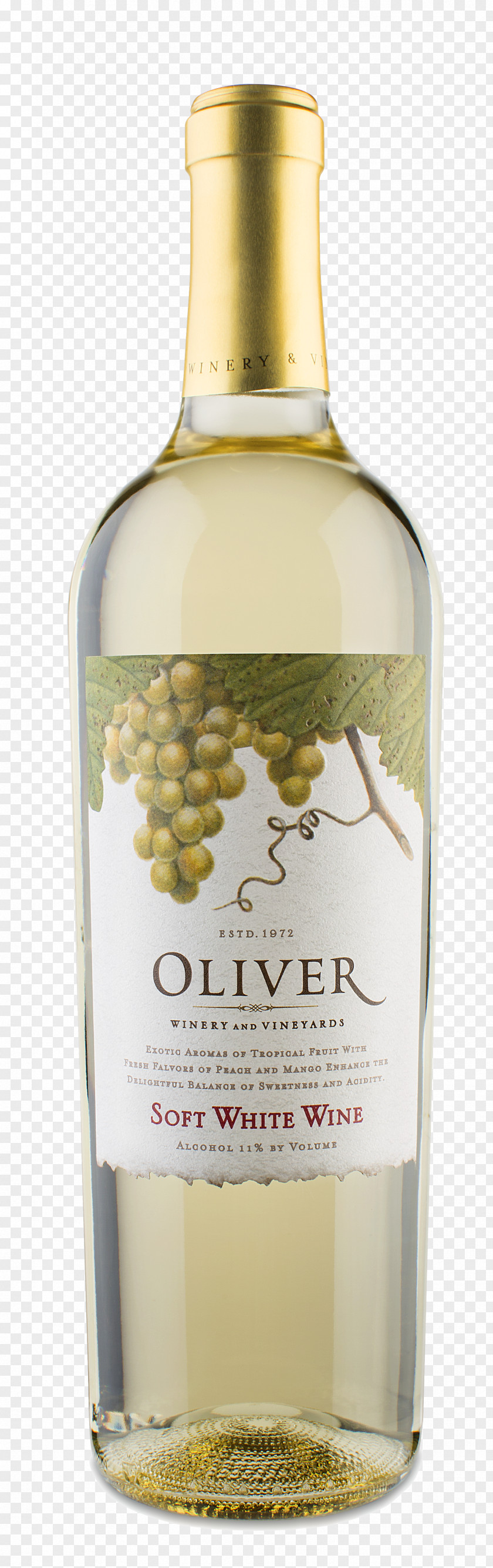 Wine Liqueur White Oliver Winery Common Grape Vine PNG