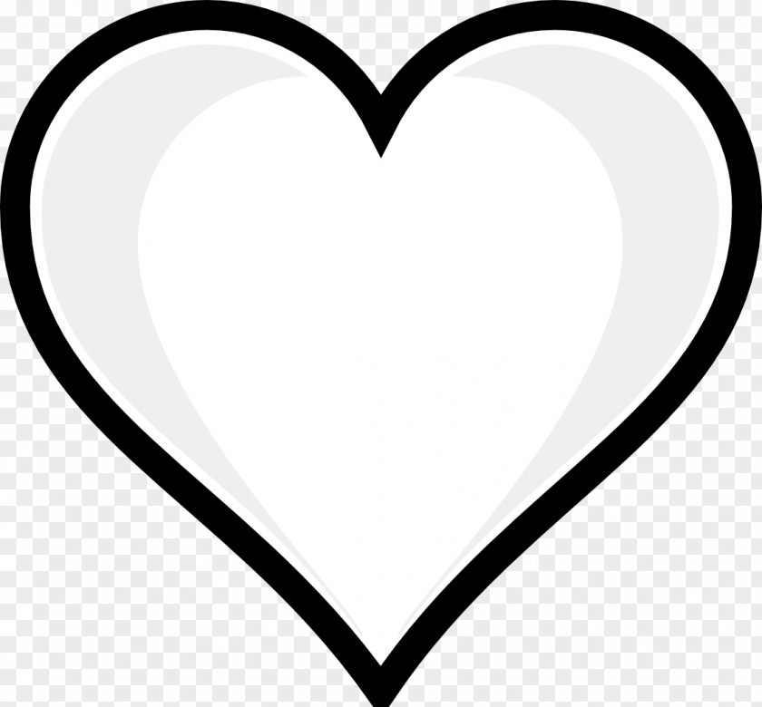 Heart Drawings Black And White Valentine's Day Clip Art PNG