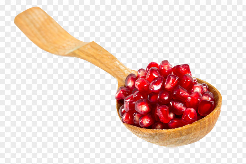 Spoonful Of Pomegranate Grain Cranberry Auglis Vegetable Fruit PNG