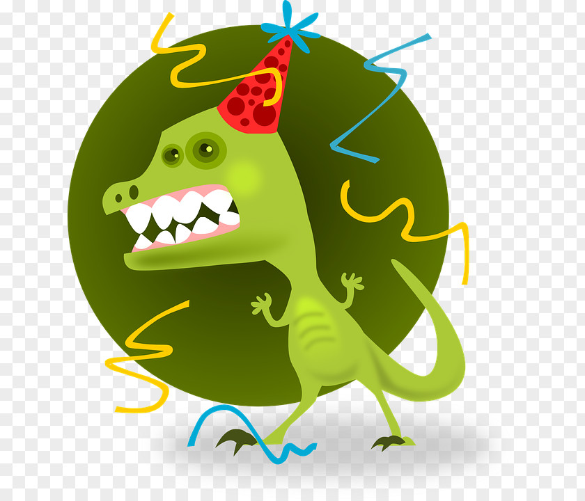 Green Abstract Artwork Vicious Dinosaurs Party Birthday Clip Art PNG