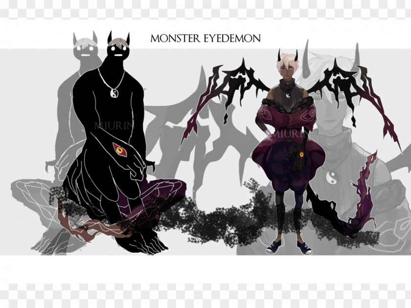Monster Eyes Animated Cartoon Costume Design Illustration PNG