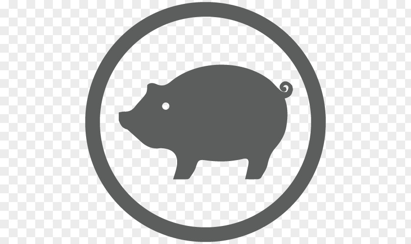 Pig Fauna Silhouette Snout Clip Art PNG
