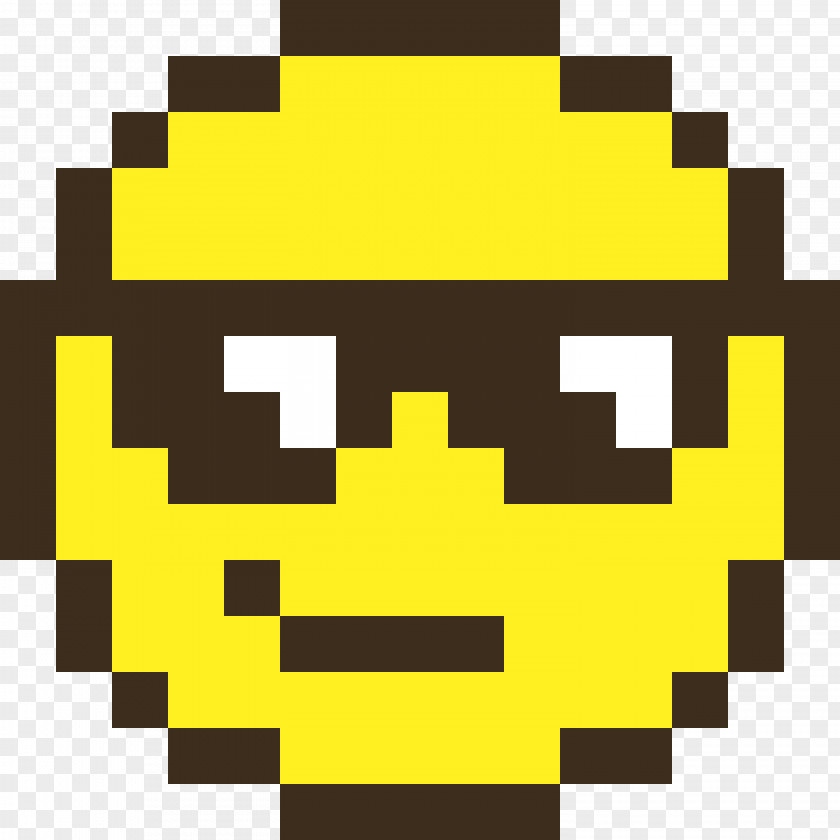 Smiley Pixel Art Emoticon PNG