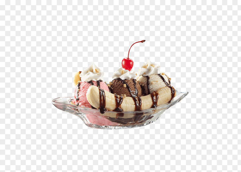 Split Sundae Banana Chocolate Ice Cream Milkshake PNG