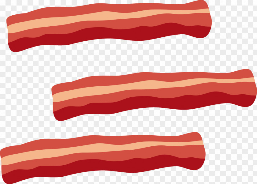 Vector Bacon Tenderloin Tocino Meat Clip Art PNG