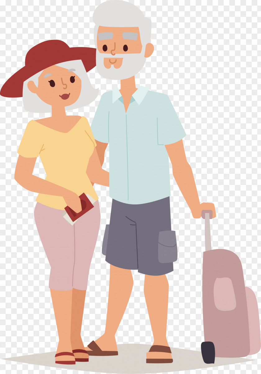 Vector Old Couple Ub3d9uc591uad6duc81cuad00uad11(uc8fc) Travel Clip Art PNG