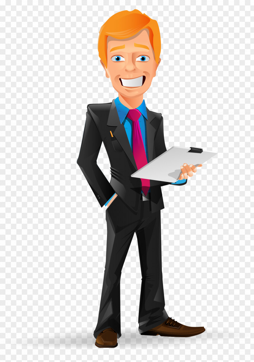 Business Man Graphic Design PNG