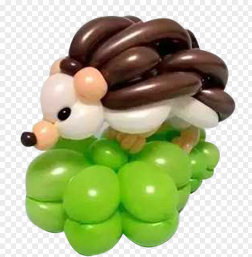 Hedgehog Balloon Dog Modelling Art Birthday PNG