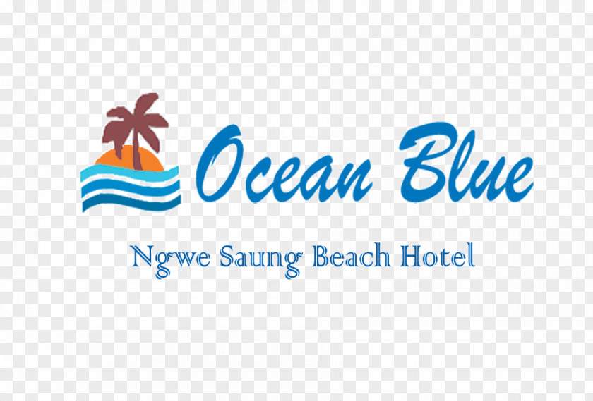 Hotel Ocean Blue Beach Chaungtha, Pathein Yangon Logo PNG