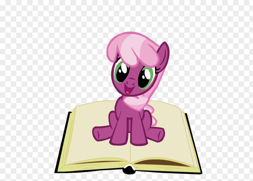 Magic Book Horse Pony Purple Violet PNG
